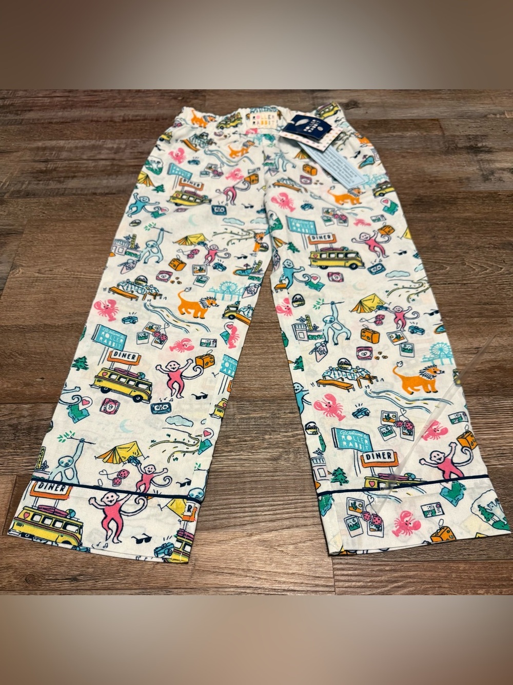 Roller Rabbit × Target Boys' Roadtrip Pajama Pants Size 4/5 XS NWT